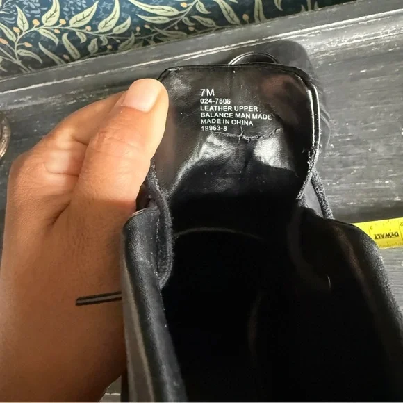 Vintage Black Leather Lace Up Ankle Boots - Picture 9 of 13